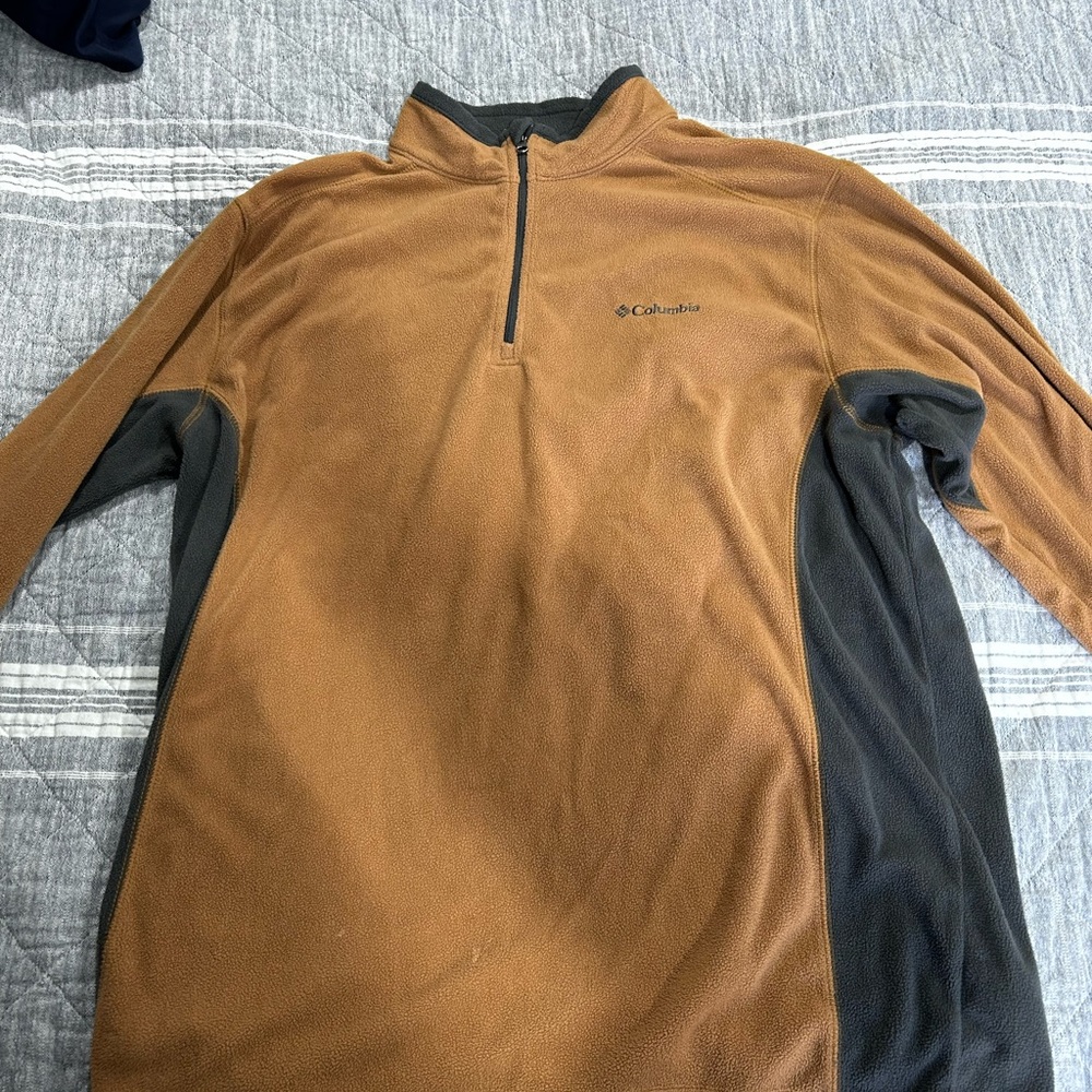 Columbia Brown and Gray Pullover